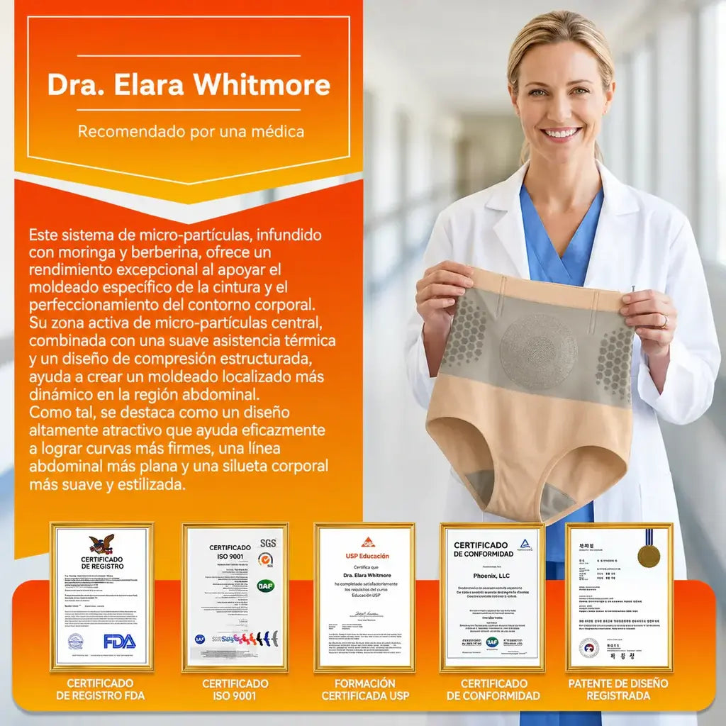 Short Moldeador MicroCalor Reductor 4 en 1